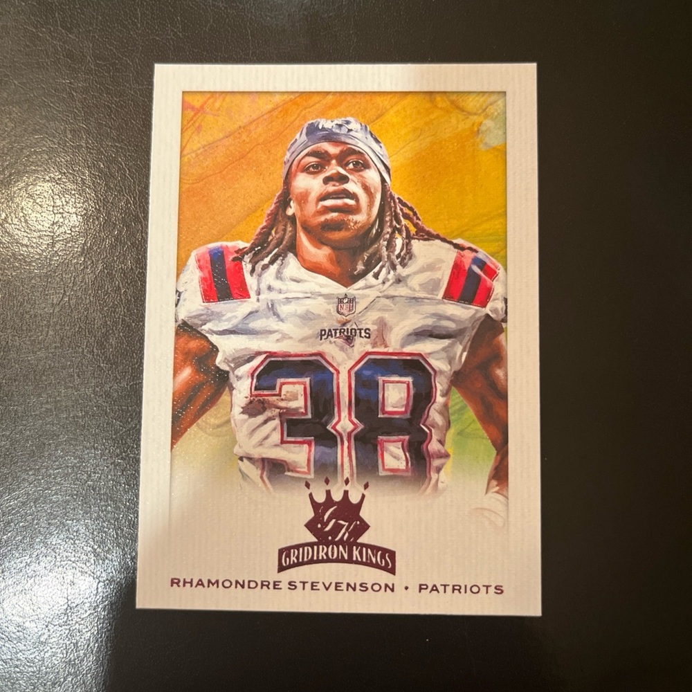 2021 Panini Gridiron Kings GK-18 NFL Rhamondre Stevenson RC Rookie #/199